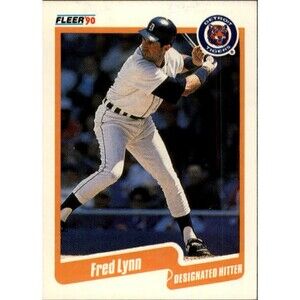 1990 Fred Lynn Fleer Baseball Card #609